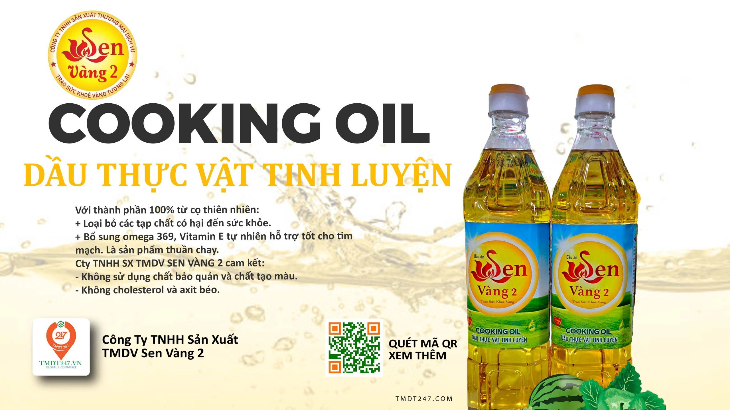 Dầu ăn Sen Vàng 2